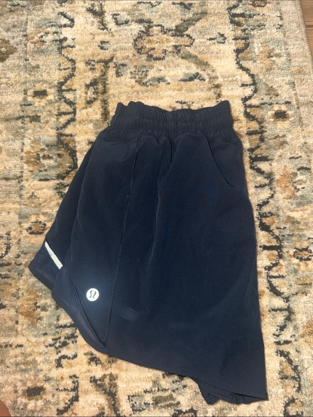 lululemon athletica Navy Athletic Skort with Reflective Detail